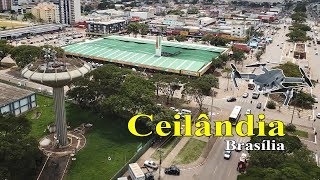 Drone filma o centro de Ceilândia em Brasília [upl. by Block]