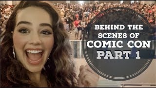 Behind the Scenes of Comic Con with My Cobra Kai Family  PART 1  MY FIRST SDCC EXPERIENCE [upl. by Risa]