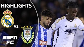 Real Madrid vs Arandina  Copa Del Rey Highlights  ESPN FC [upl. by Aihsiym]