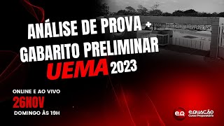 ANÁLISE DE PROVA UEMA 2023 [upl. by Aracat599]