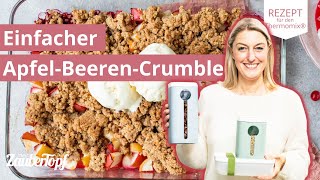 😍😋 Aufbewahren und Genießen ApfelBeerenCrumble mit FRESHampSAVE Boxen  Thermomix® Rezepte [upl. by Ynnahc765]