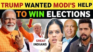 TRUMPS VIRAL SPEECH ON PM MODI amp INDIA BEFORE ELECTION RESULTS SAJID TARAR NAZIA ELAHI KHAN [upl. by Abana]