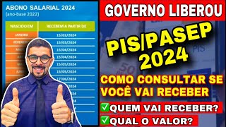 PISPASEP 2024 GOVERNO LIBEROU CALENDÁRIO OFICIAL E CONSULTA DA GRANA QUE VOCÊ VAI RECEBER R1412 [upl. by Gorton]