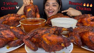 7 SPICY WHOLE ROASTED CHICKEN EATING CHALLENGE 🔥 WHOLE ROASTED CHICKEN EATING  ASMR MUKBANG [upl. by Vaientina]