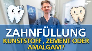 Welche Zahnfüllung ist die beste für mich Kunststoff Zement oder Amalgam in den Zähnen [upl. by Rozanne]