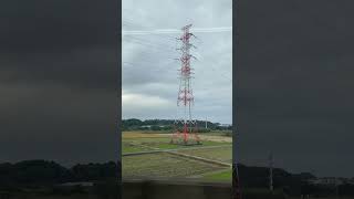 Shinkansen going awful too fast toward Itoigawa  Niigata Prefecture  Japan  10 November 2024 [upl. by Ainsley]