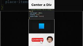 So How to Actually Center a Div codeing programming webdevelopment codewithdeveloper [upl. by Ainollopa]