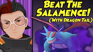 How to Beat Arlo SALAMENCE With DRAGON TAIL in Pokemon GO [upl. by Eivlys]