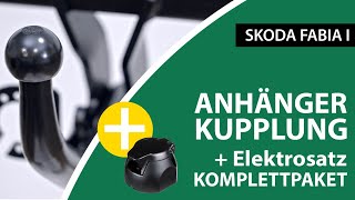 Anhängerkupplung starr SKODA FABIA I  Bosal Komplettsatz  Montage von Rameder [upl. by Sheela]