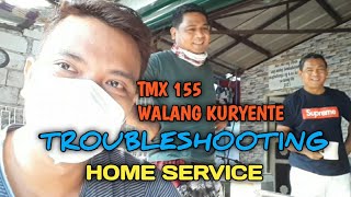 TMX 155 WALANG KURYENTE  TROUBLESHOOTING [upl. by Nomannic]