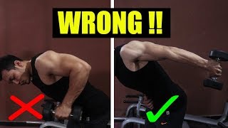 DUMBBELL KICK BACK TRICEP STUPID MISTAKES तुरंत रोकें यह गलतियां [upl. by Alithia]