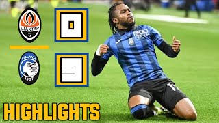 Shakhtar D vs Atalanta 03 CHAMPIONS LEAGUE League Stage Highlights amp Key Moments [upl. by Lenrow]