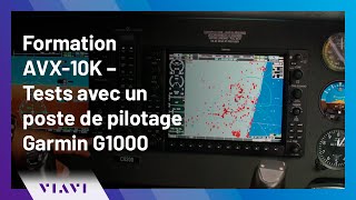 Formation AVX10K – Tests avec un poste de pilotage Garmin G1000 [upl. by Aihsemat]