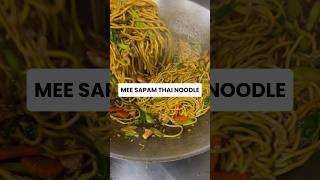 TRY THIS THAI NOODLE MEE SAP YELLOW NOODLE thailand shorts [upl. by Ayifas]