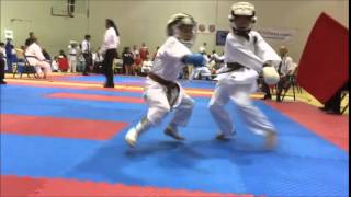 Kyler All Hawaii 2015 WKF Karate Rules [upl. by Ranilopa869]