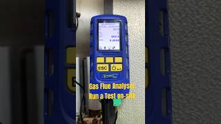 Gas flue analyser test [upl. by Etteval979]