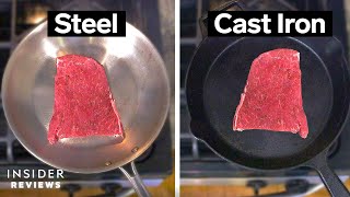 Stainless Steel VS Cast Iron Which Should You Buy [upl. by Assirroc]