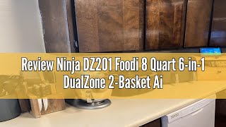 Review Ninja DZ201 Foodi 8 Quart 6in1 DualZone 2Basket Air Fryer with 2 Independent Frying Basket [upl. by Omocaig]