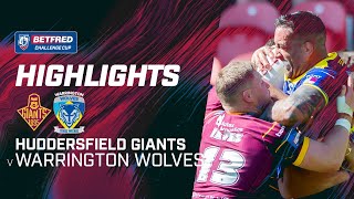 Highlights  Huddersfield Giants v Warrington Wolves  2024 Betfred Challenge Cup SemiFinal [upl. by Eenar]