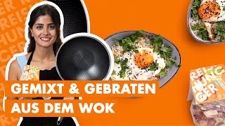 Super lecker und schnell Bratreis aus dem Wok [upl. by Isac]