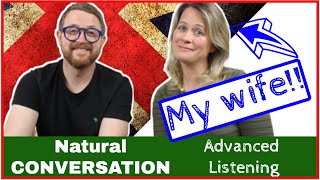 Natural CONVERSATION in ENGLISH ADVANCED listening Comprehension  ONLY ENGLISH [upl. by Eira]