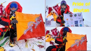 First Bhutanese to summit Mount Everest  Jigme Palden Dorji  Proud moment for Bhutan [upl. by Rashidi342]