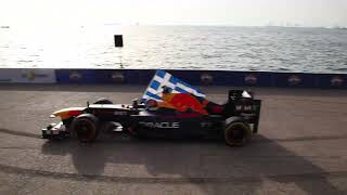 Red Bull Showrun Thessaloniki Patrick Friesacher RB8 [upl. by Kerby]