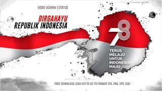 Video Intro UCAPAN HUT RI KE 78 part 1 [upl. by Elehcor]