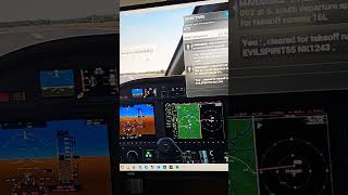 TBM 930 TAKEOFF on Microsoft flight Sim [upl. by Oren981]