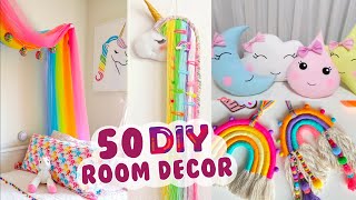 50 DIY AWESOME ROOM DECOR IDEAS  HOME DECOR IDEAS YOU WILL LOVE [upl. by Eiramanig]