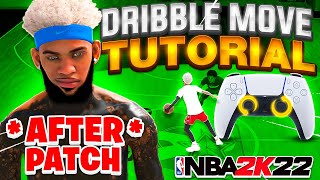 HOW TO DRIBBLE AFTER PATCH NBA 2K22 HANDCAM TUTORIAL ON NEW LEFT RIGHT DRIBBLE [upl. by Ydde346]