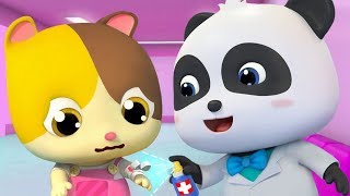 Little Doctor  Pandas Hospital  Doctor Cartoon  Nursery Rhymes  Kids Songs  BabyBus [upl. by Ahsaei]