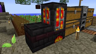 Minecraft Mods Regrowth  CRUCIBLE FURNACE E06 Modded HQM [upl. by Ahsikyt150]