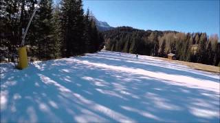 Carezza ski pista Tschein [upl. by Rramel254]