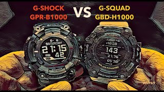 CASIO GSHOCK GSQUAD GBDH1000 vs GPRB1000 Rangeman  Release April 2020  Whats your thoughts [upl. by Terhune766]