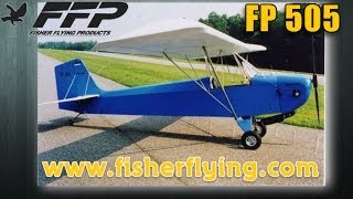 FP 505 Fisher Flying FP 505 Skeeter all wood ultralight aircraft or experimental aircraft [upl. by Trebliw250]