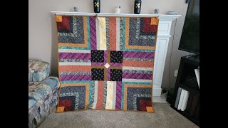 Quilt totally finished  big block QAL from spring 2024 [upl. by Henryetta145]