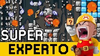 💣💥TODO EXPLOTA A MI ALREDEDOR 💥💣  SUPER EXPERTO NO SKIP  Super Mario Maker  ZetaSSJ [upl. by Bilow]