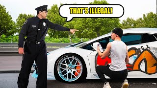 Spray Painting Dealership Cars Prank [upl. by Nuahsak]