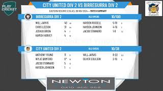 City United Div 2 v Birregurra Div 2 [upl. by Eob75]