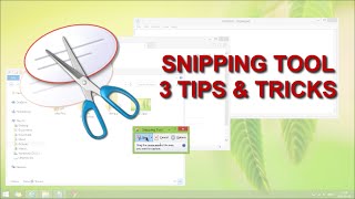 Snipping Tool  3 Hidden Tips And Tricks For Using Snipping Tool in Windows 81 [upl. by Aix803]