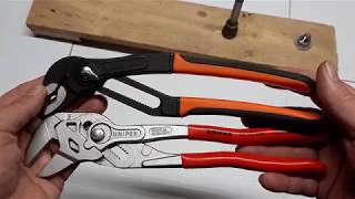 Knipex 10 inch Pliers Wrench vs Bahco 10 inch Water Pump Pliers [upl. by Nonnahc]