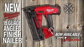 Milwaukee M18 FUEL 16ga Angled Finish Nailer 284121CT  New at OPT [upl. by Lyons604]