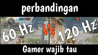 layar 60 Hz vs 120 Hz mana yang lebih bagus buat gameSharp Aquos R pubg mobile Terbaru [upl. by Anaibib]