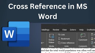 How do you add a cross reference in ms WordHow to make cross reference in Microsoft word [upl. by Akitahs]