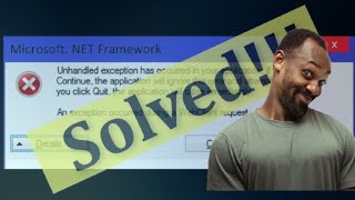 How To Fix Unhandled Exception Has Occurred In Your Application Error On Windows UnhandledException [upl. by Neenaj239]