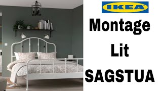 Montage Lit SAGSTUA ikea [upl. by Eenahpets]