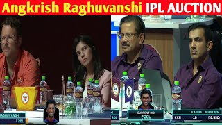 Emerging batter Angkrish Raghuvanshi ipl auction 2024 highlights IPL Auction 2024 ipl bidding 2024 [upl. by Raina]