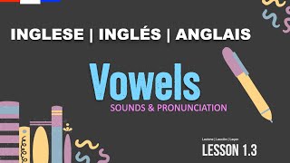 Learn English Letters Lesson 13 Vowels [upl. by Nosle]