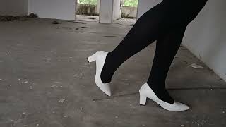 High heels walking in abandoned building [upl. by Stortz]